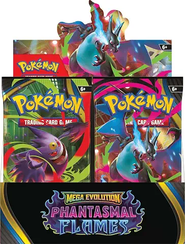 Pokemon TCG: Mega Evolutions Phantasmal Flames Display Box, Booster Pack 32