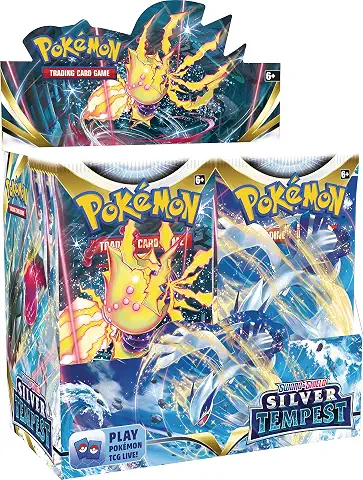 Pokemon Sword & Shield Silver Tempest Booster Display Box